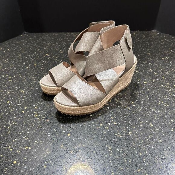 Eileen Fisher Wedge Sandals - Picture 1 of 7